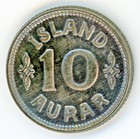 Iceland - 1923 h  Hcn Gj 10 Aura Km1 1