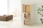 Sgi Soka Gakkai Buddhist Altar  Natural Color Butsudan With Desk