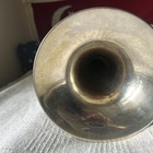 Vintage Silver Trombone Musical Instrument    