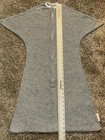 Sleeping Baby Gray Fleece Blanket Sleepsack Swaddle Large 12-18-24 Months