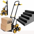 Stair Climbing Hand Truck Dolly Cart 330 Lb Capacity Folding Telescoping Handle