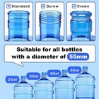 4 Pack Reusable 5 Gallon Water Jug Caps  Leak Proof Bottle Lids  55mm   new 