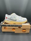 Size 9 - Nike Off-white X Dunk Low Lot 01 Of 50 Pre-owned