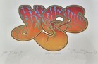 Yes Logo  Roger Dean  14x11 Frame  9x11 75 Print  Signed By Artist