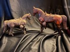 Vintage 1950   s Metal Horse Figures Copper Bronze Equestrian Statue Usa Made