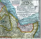 1897 Century Map Ne Africa Egypt Cairo Nubia Abyssinia Libya Tripoli Somalia