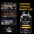 Creatine Monohydrate 3500mg - 120 Capsules - Creatine Capsules Muscle Endurance