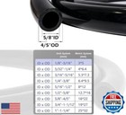 Feelers Black Pvc Vinyl Tubing 5 8  Id X 7 8  Od Water Fish Tank Aquarium Air