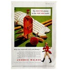 Johnnie Walker Scotch Red Label 1953 Advertisement Distillery Cricket Dwii2