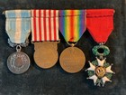 Ww1 Original Set French Military Medals 1914-1918 War   Colonial Africa Pre War