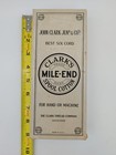 Vtg Clark s Mile End Spool Cotton Thread Box Empty John Clark Jr   Co Distressed