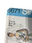 70s Simplicity 6671 Sewing Pattern Size 14 Misses Wedding Bridesmaid Dress Uncut