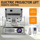 New 1m 39 In Projector Bracket Motorized Electric Lift Projector Remote Control