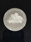 2000 Liberia  20 Bombardment Of Fort Sumter 1861  999 Silver Proof   08507