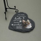 Personalized Pet Memorial Stone Custom Dog Grave Marker Plaque With Photo