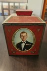 Vintage Coronation Queen Elizabeth Ii Tea Caddy Bilsland Biscuit Tin - 1953