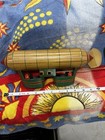 Very Rare Vintage Dual Gondolas Tin Toy Dirigible Zeppelin W  Air Move Propeller
