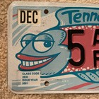 Tennessee Arts Big Fish Norris Hall  Car License Plate  5af603  Exp Dec 2019