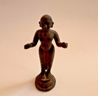 Antique Indian Bronze Standing Figure Hindu Devotional Statue Figure Figurine 