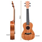 26in Mahogany Body Rosewood Fingerboard Ukulele  Cotton Bag  Capo  Strap