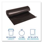 Boardwalk Recycled Low-density Can Liners  60 Gal  1 2 Mil  38  X 58   100 ct