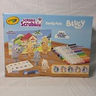 Crayola Scribble Scrubbie Bluey Drawing And Coloring Kit Family Pack 80   Pieces