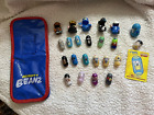 Mighty Beanz - Lot Of  18 Loose Beans And Carry Case