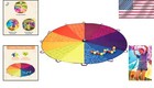 Versatile Kids Parachute With 12 Handles - Fun Outdoor Activities And Team Play