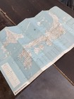 1970 Japan A Map For Tourists Road Map 31  X 17  Expo  70 Osaka