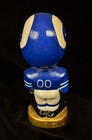 Vtg 1960s Los Angeles La Rams Bobble Head Nodder Gold Circle Base Black Shoes