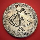 Love Token Over An 1883 Seated Liberty Dime - Engraved Initials    fc   