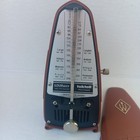 Vintage Wittner Taktell Piccolo Wind-up Metronome Brown W  Germany Works Euc 