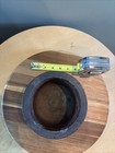 Vintage Hand Turned Wood Serving Bowl 6    Diameter 4    Tall