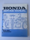 Honda Cbr900rr 93-95 Motorcycle Service Manual Oem