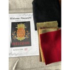 Welcome Pineapple Wool Appliqu   Pattern And Wool Karen Yaffe