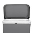 Simplehuman Stainless Steel Plastic Kitchen Trash Can Bin Gray 45l Liner Step
