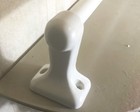 1920 s Milk Glass Bathroom Kitchen Towel Bar Holder   Brackets 19    Excellent
