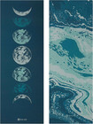 Gaiam Yoga Mat - Premium Print Reversible Extra Thick Non Slip Exercise   Fitnes