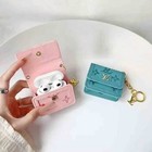 For Apple Airpods 4 3 2 1 Pro3 2 1 4thgen Luxury Logo Pattern Leather Case Cover