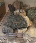 Raw Unpolished Crystals  Minerals   Rare Healing Stones - For Diys Tumbling Etc 