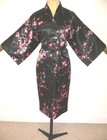 Rrp  135  Silky  Japanese Made  Kimono Style Dressing Gown Robe Blossom   Birds