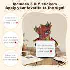 Dragon Figurine - Fantasy Decor Statue With Customizable Sticker  Emotional Supp