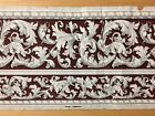 Important Early 19th Century French Neoclassic Scroll Wallpaper Border  2130  