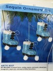 Christmas Ornament Kit Arctic Boot Sequin Bead Kit Sunrise Kit Set Of 3 -mm
