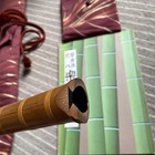 Shakuhachi Bamboo Flute With Case Red Purple Ornament Fish Tip Finish
