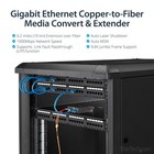 Startech com Gigabit Compatible Optical Media Converter 1000base-lx 2 Core Sc Te