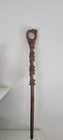 Old African Wooden Cane Walking Stick Tribal Art