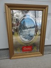 Original Vintage Coors Brewery Beer Sign Mirror  Advertisement 15x21 Wood Frame