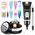 30g 3d Gel Nail Art Kit Sculpting Gel  2pcs 3d Clear 3d Gel solid Builder Gel