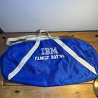 Vintage 1985 Ibm Family Day Computer Promo Employee Barrel Gym Duffle Bag